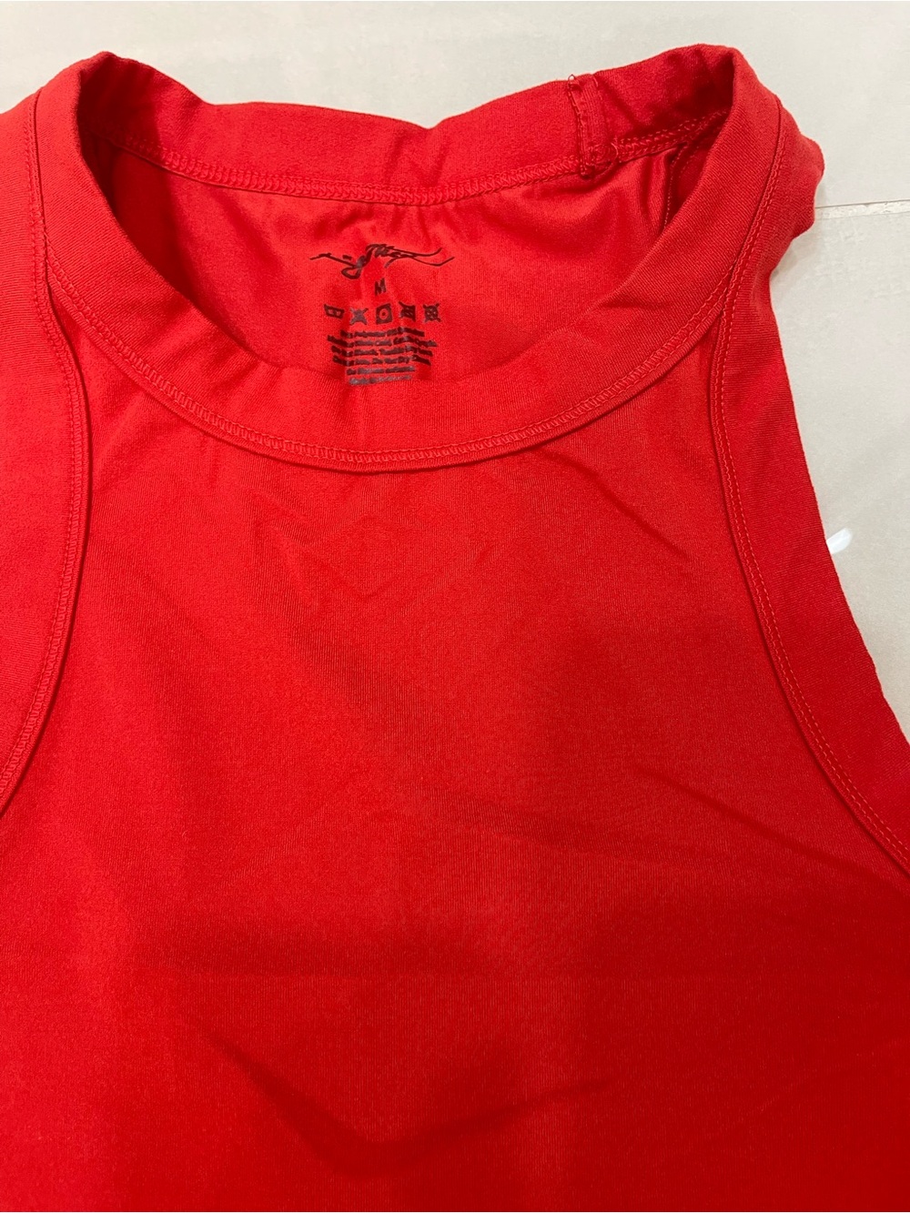 Gottex Red Scoop Neck Tank Top Size Medium